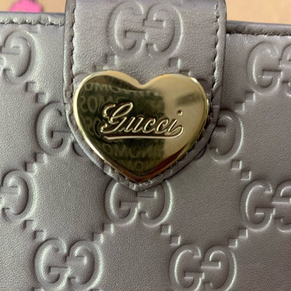 Gucci 2 in 1 chrome wallet - Picture 2 of 7